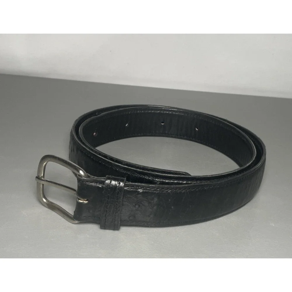 Men's Ostrich Exotic Leather Belt Size 38